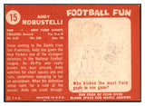 1958 Topps Football #015 Andy Robustelli Giants EX 521584