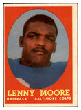 1958 Topps Football #010 Lenny Moore Colts EX 521585