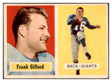 1957 Topps Football #088 Frank Gifford Giants EX 521586