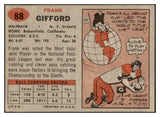 1957 Topps Football #088 Frank Gifford Giants EX 521586