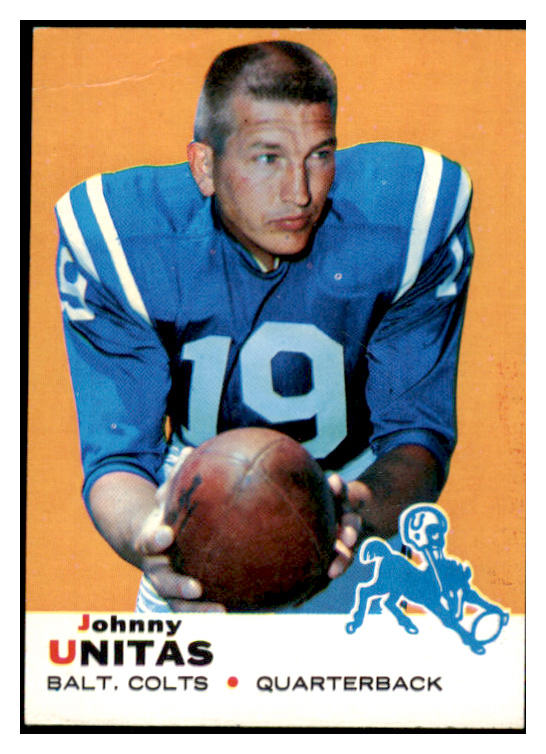 1969 Topps Football #025 John Unitas Colts VG-EX 521591