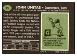 1969 Topps Football #025 John Unitas Colts VG-EX 521591