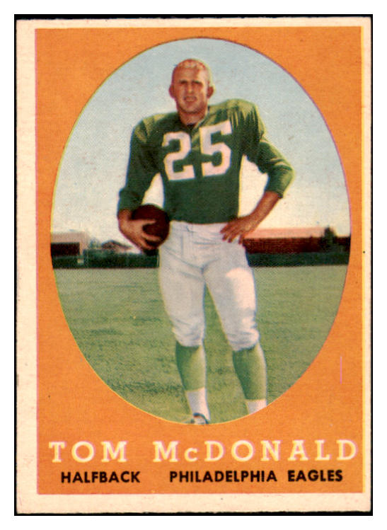 1958 Topps Football #126 Tommy McDonald Eagles NR-MT 521597