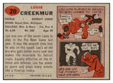 1957 Topps Football #020 Lou Creekmur Lions NR-MT 521599