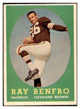 1958 Topps Football #017 Ray Renfro Browns EX-MT 521611