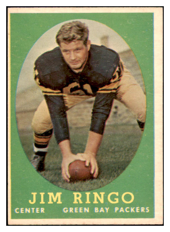 1958 Topps Football #103 Jim Ringo Packers EX-MT 521619