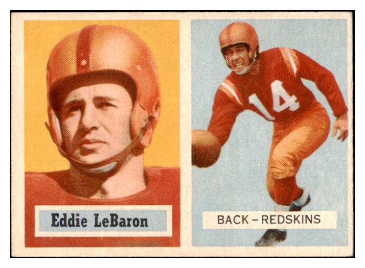 1957 Topps Football #001 Eddie Lebaron Washington EX-MT 521621