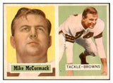 1957 Topps Football #003 Mike McCormack Browns EX-MT 521622