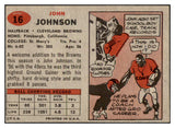 1957 Topps Football #016 John Henry Johnson Browns EX-MT 521624