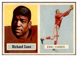 1957 Topps Football #085 Dick Lane Cardinals EX-MT 521629