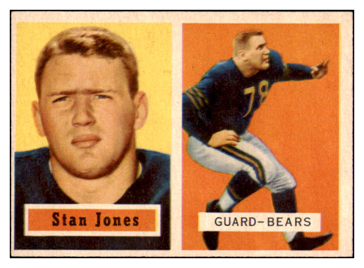 1957 Topps Football #096 Stan Jones Bears EX-MT 521631