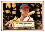 1952 Topps Baseball #091 Red Schoendienst Cardinals VG-EX 521642