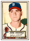 1952 Topps Baseball #140 John Antonelli Braves EX 521645