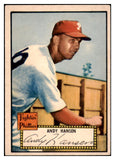 1952 Topps Baseball #074 Andy Hansen Phillies EX Red 521653