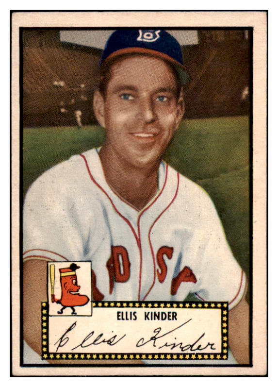 1952 Topps Baseball #078 Ellis Kinder Red Sox EX Black 521654