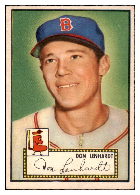 1952 Topps Baseball #004 Don Lenhardt Red Sox EX Red 521658