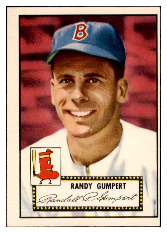 1952 Topps Baseball #247 Randy Gumpert Red Sox EX 521659