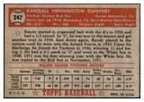 1952 Topps Baseball #247 Randy Gumpert Red Sox EX 521659