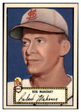 1952 Topps Baseball #058 Bob Mahoney Browns EX-MT Black 521667