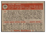 1952 Topps Baseball #235 Walt Dropo Red Sox NR-MT 521668