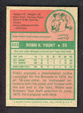 1975 Topps Baseball #223 Robin Yount Brewers NR-MT 521677