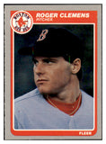 1985 Fleer #155 Roger Clemens Red Sox NR-MT 521678