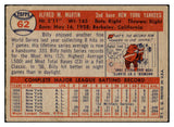 1957 Topps Baseball #062 Billy Martin Yankees EX 521681