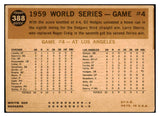 1960 Topps Baseball #388 World Series Game 4 Gil Hodges VG-EX 521684