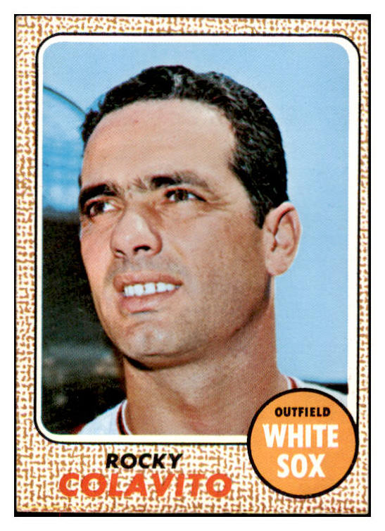 1968 Topps Baseball #099 Rocky Colavito White Sox EX-MT 521689