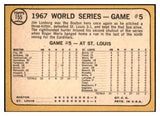 1968 Topps Baseball #155 World Series Game 5 Lonborg EX-MT 521696