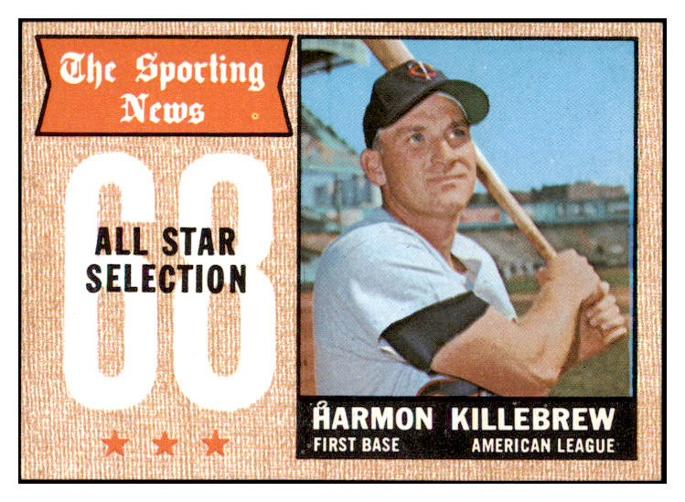 1968 Topps Baseball #361 Harmon Killebrew A.S. Twins NR-MT 521710