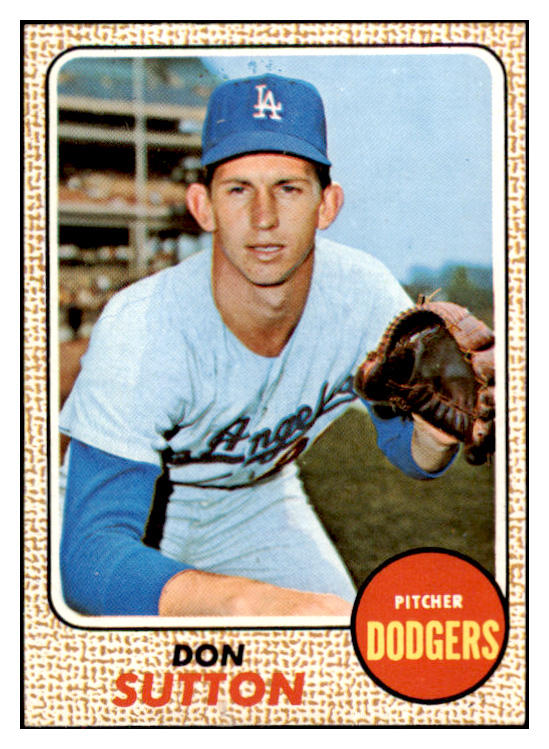 1968 Topps Baseball #103 Don Sutton Dodgers NR-MT 521713