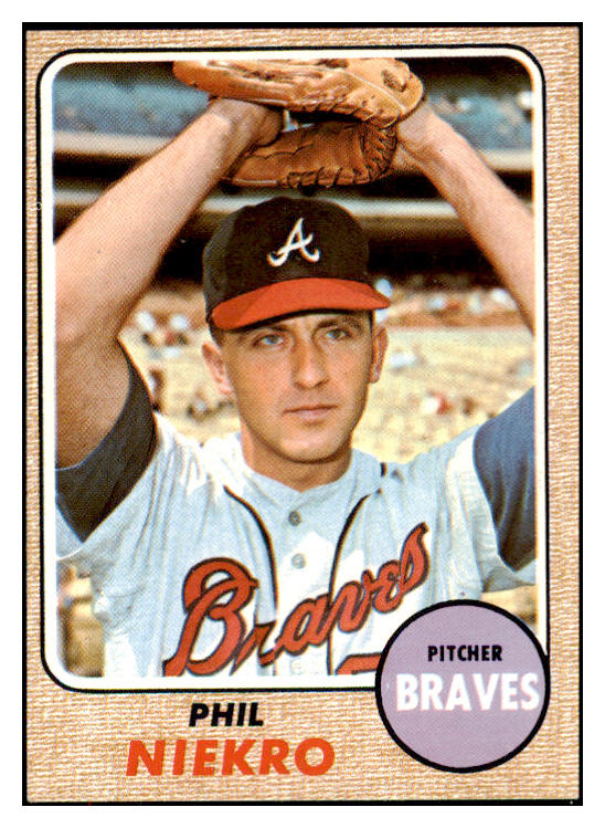 1968 Topps Baseball #257 Phil Niekro Braves NR-MT 521715