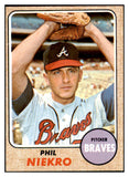 1968 Topps Baseball #257 Phil Niekro Braves NR-MT 521715