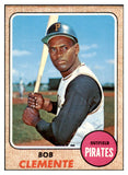 1968 Topps Baseball #150 Roberto Clemente Pirates GD-VG ink back 521717