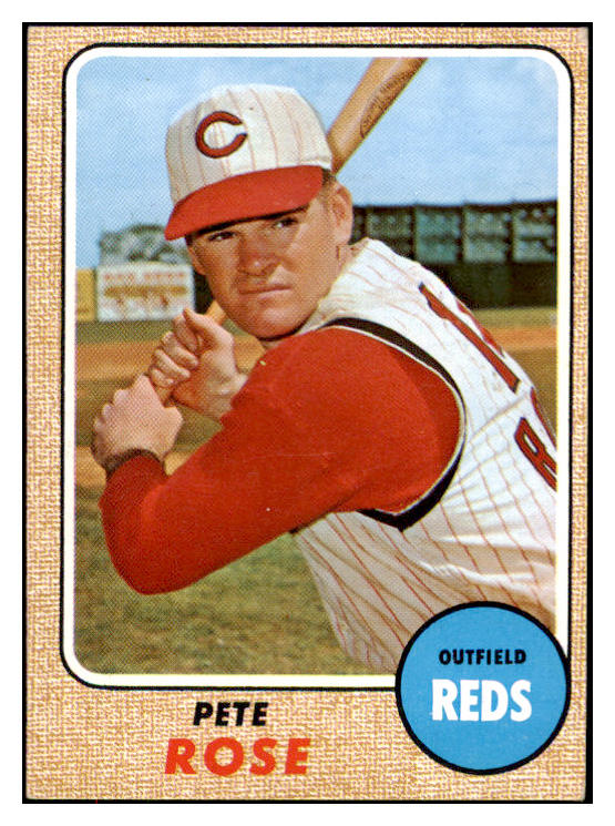 1968 Topps Baseball #230 Pete Rose Reds EX+ 521723