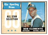 1968 Topps Baseball #374 Roberto Clemente A.S. Pirates EX-MT 521725