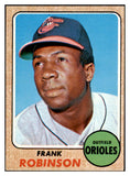 1968 Topps Baseball #500 Frank Robinson Orioles EX-MT 521731