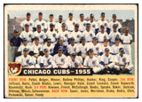 1956 Topps Baseball #011 Chicago Cubs Team VG Dated 521735