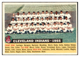 1956 Topps Baseball #085 Cleveland Indians Team EX-MT Dated 521737