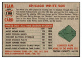 1956 Topps Baseball #188 Chicago White Sox Team EX-MT 521739