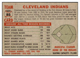 1956 Topps Baseball #085 Cleveland Indians Team EX-MT Gray 521742