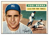 1956 Topps Baseball #110 Yogi Berra Yankees VG-EX Gray 521752