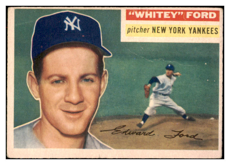 1956 Topps Baseball #240 Whitey Ford Yankees GD-VG 521768