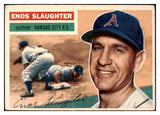 1956 Topps Baseball #109 Enos Slaughter A's NR-MT Gray 521771