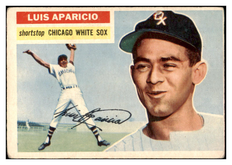 1956 Topps Baseball #292 Luis Aparicio White Sox VG 521780