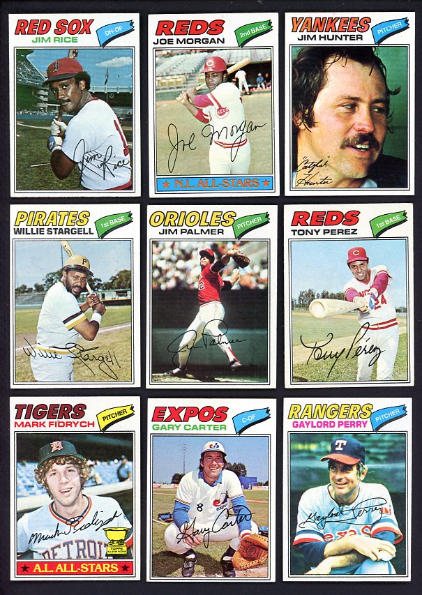 1977 Topps Set Lot 635 Diff EX-MT Morgan Hunter Stargell 521784