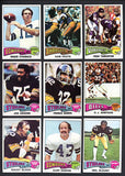 1975 Topps Set Lot 519 Diff EX+ Staubach Fouts Tarkenton 521793