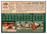 1954 Topps Baseball #012 Del Crandall Braves VG-EX 521833