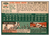 1954 Topps Baseball #013 Billy Martin Yankees EX-MT 521834